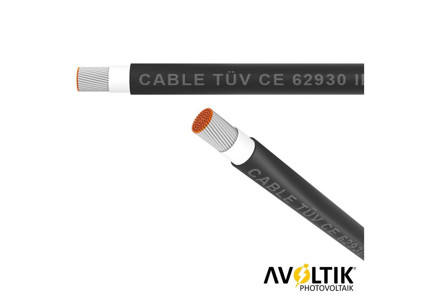 avoltik Solarkabel 6mm² Solarleitung PV Kabel Verbindungskabel 5m - 100m Solarkabel, (1500 cm), RoHS-Konform , Schutzklasse: IP67 Bild 3