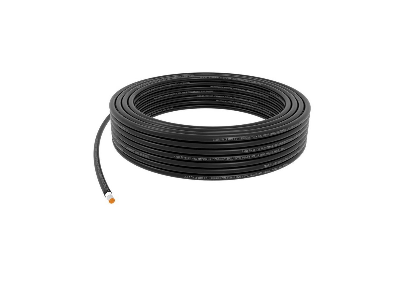 avoltik Solarkabel 6mm² Solarleitung PV Kabel Verbindungskabel 5m - 100m Solarkabel, (1500 cm), RoHS-Konform , Schutzklasse: IP67 Bild 5