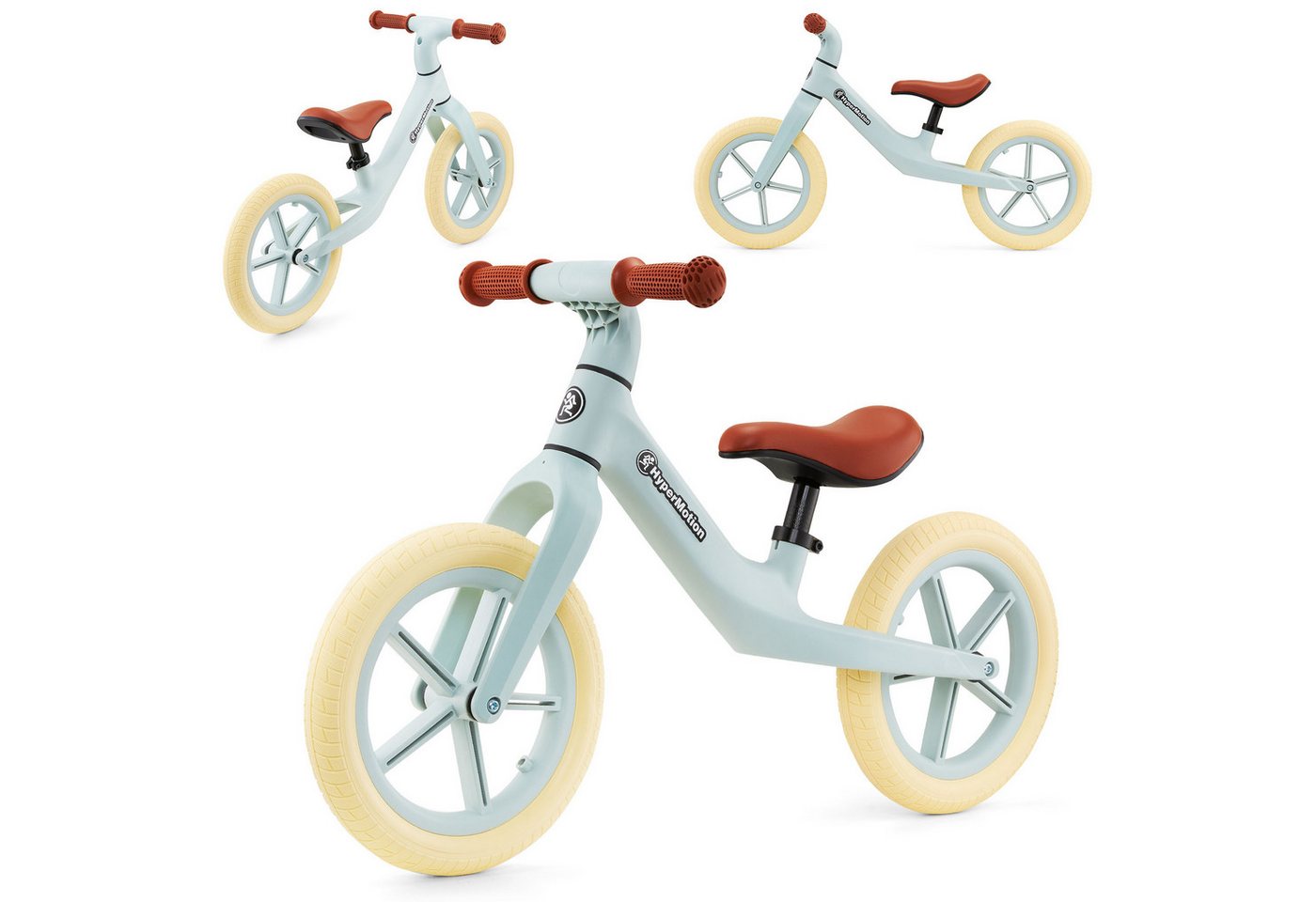 HyperMotion Balance Scooter Kinderlaufrad Marcelo – Retro-Design, Höhenverstellbar, Pannensicher, 0 km/h Bild 2
