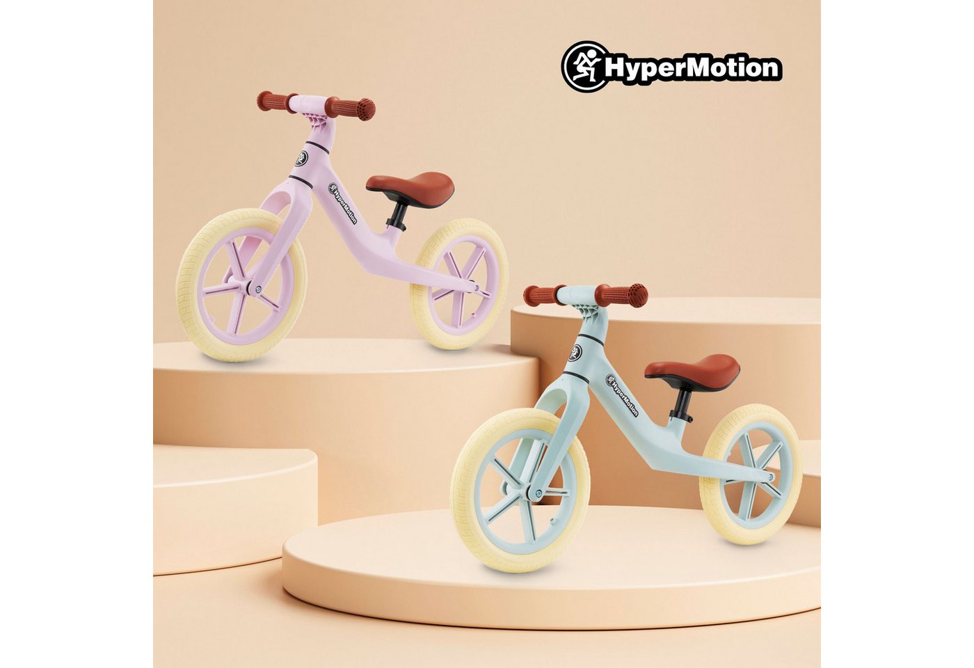 HyperMotion Balance Scooter Kinderlaufrad Marcelo – Retro-Design, Höhenverstellbar, Pannensicher, 0 km/h Bild 5