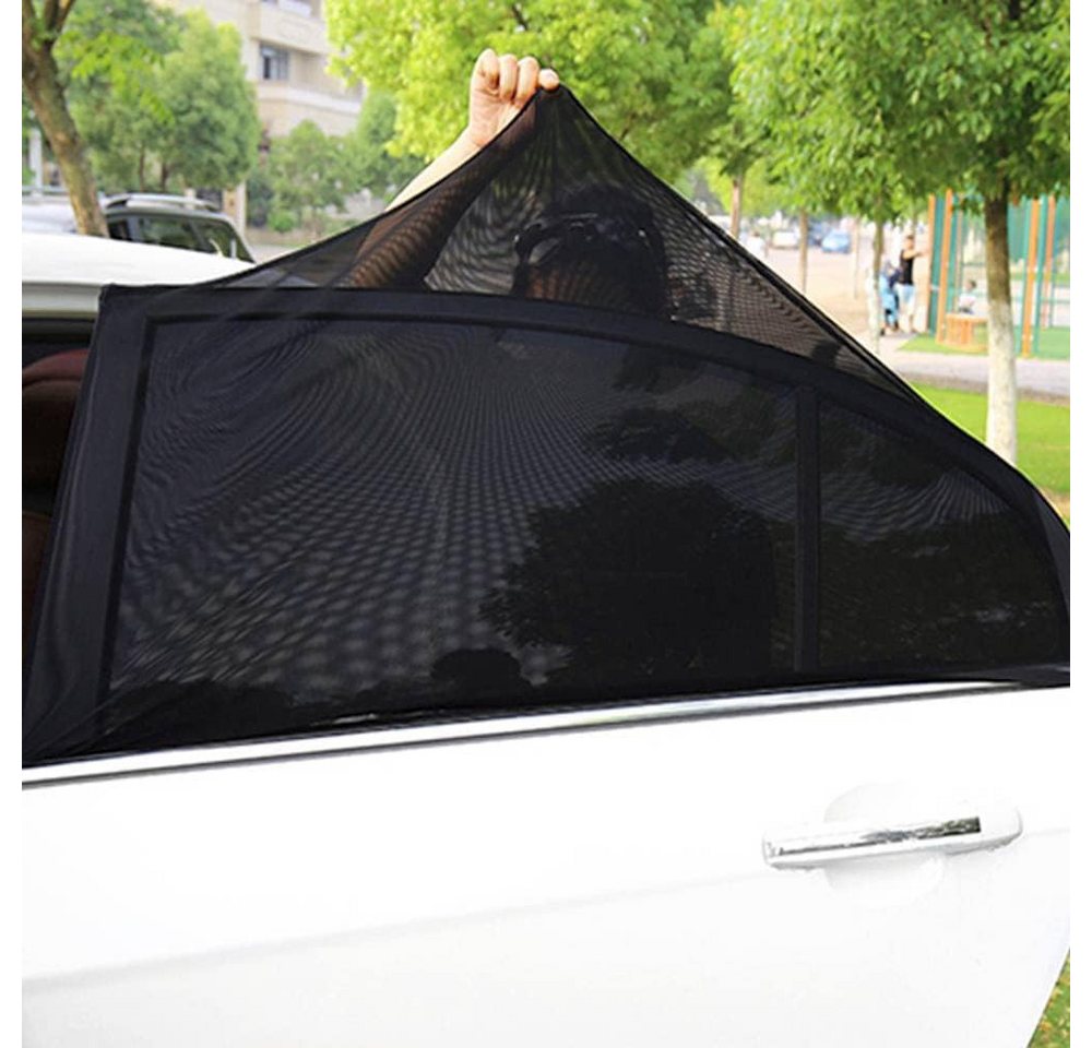 Coonoor Autosonnenschutz 2 Stück Auto-Sonnenschutz für Kinder– UV-Schutz, (2-St), für die meisten Fahrzeuge