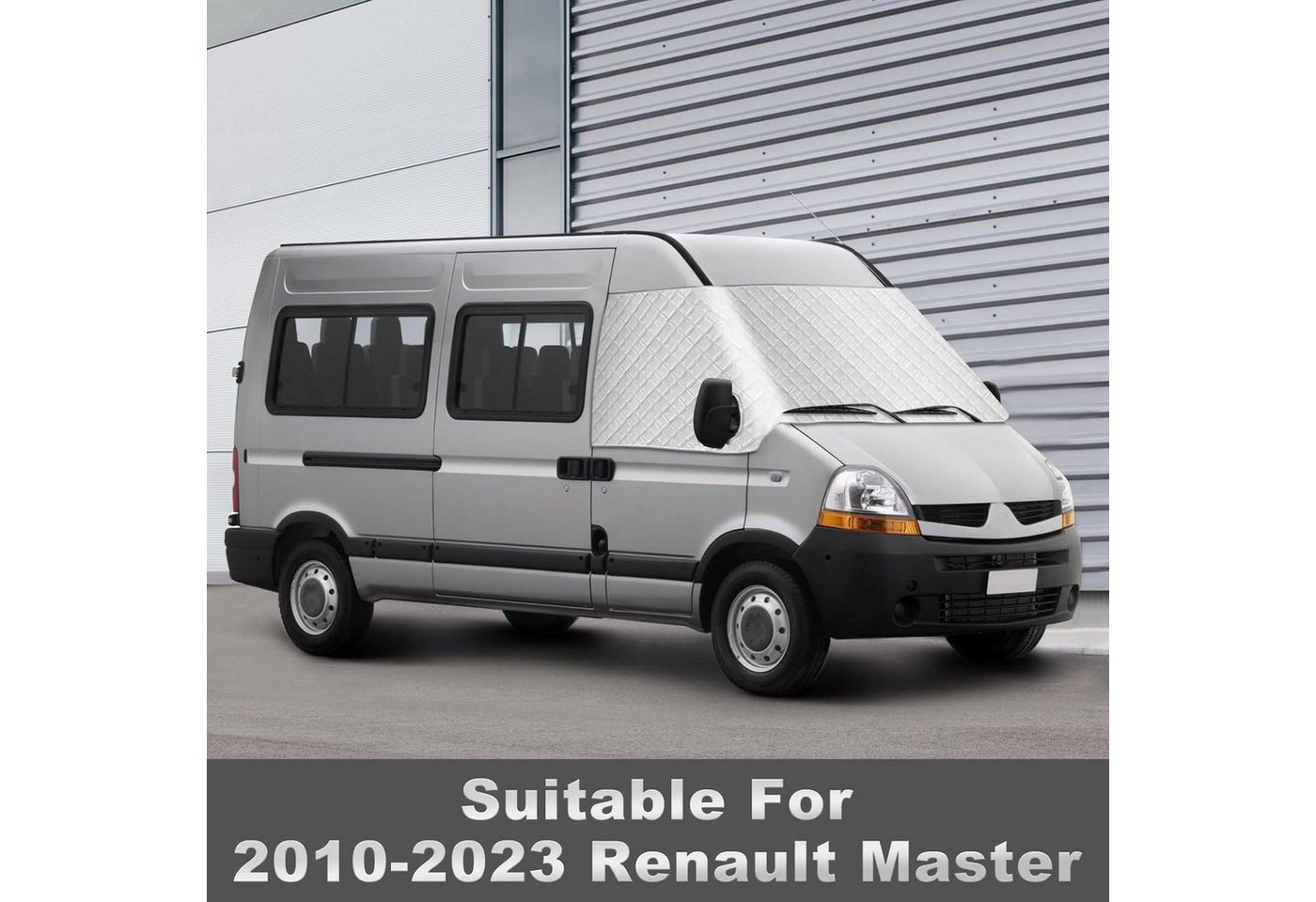 LuxusKollektion Frontscheibenabdeckung Windschutzscheibenabdeckung Sonnenschutz für Renault Master 2010-202