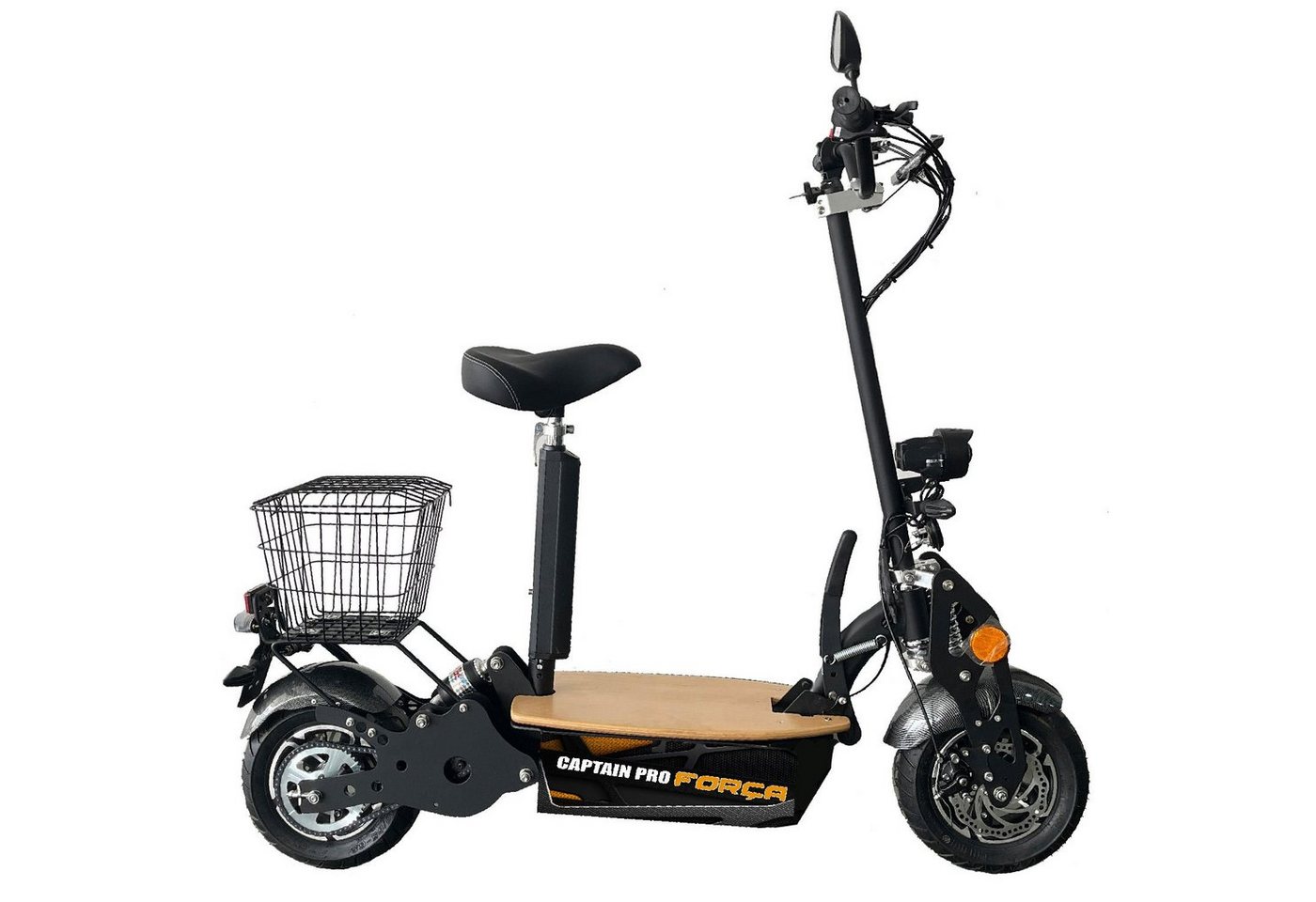 Forca E-Scooter Captain Pro Elektro-Scooter bis 50 km/h Topspeed - 40AH Lithium Akku, 50,00 km/h, (Set, Captain Pro 2000W 50km/h 40AH LithiumAkku) Bild 2