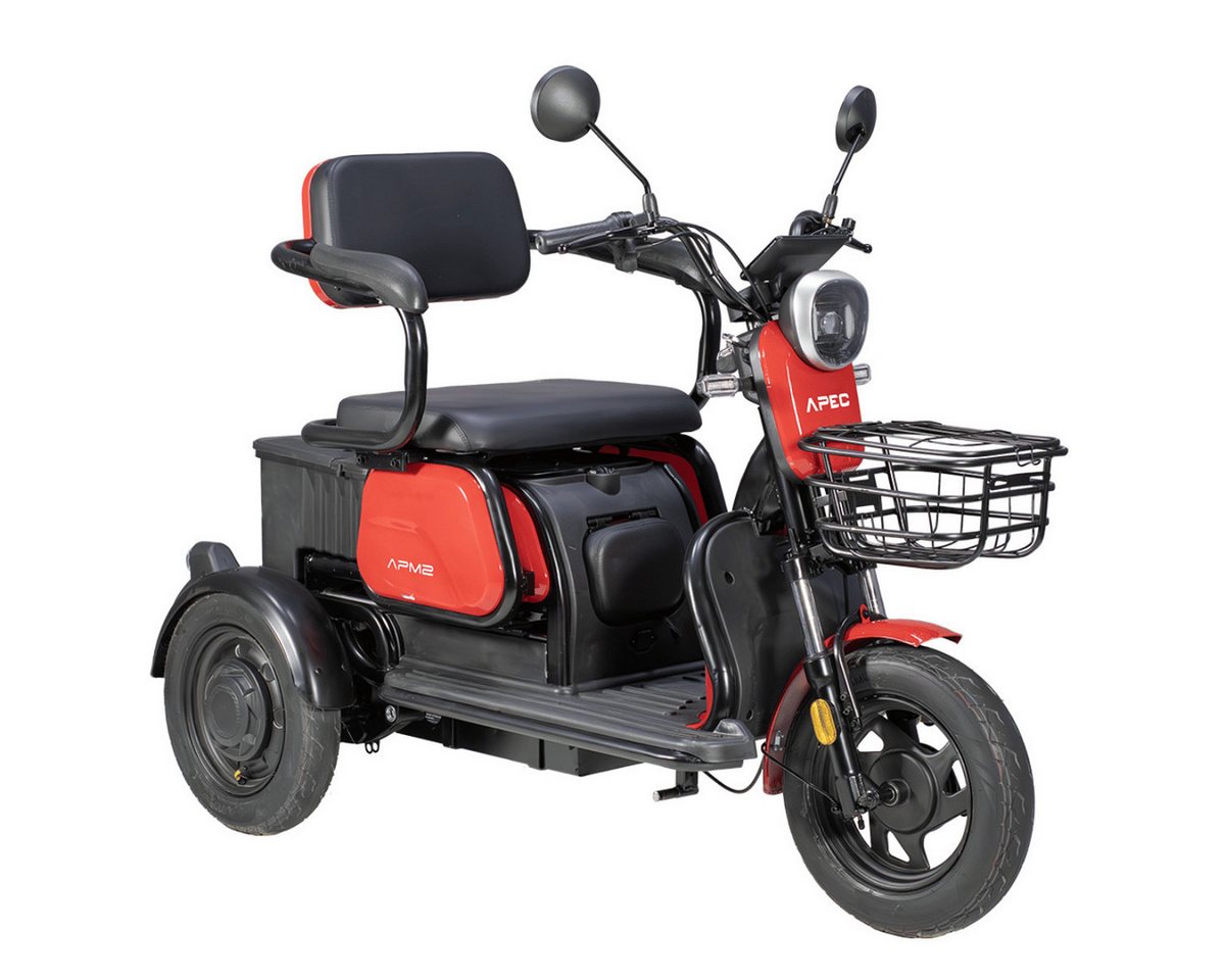 Volta E-Motorroller Volta APM 2 Elektro Seniorenmobil Dreirad E-Roller Senioren-Roller, 1000 W, 25 km/h, Mit Korb ca. 36km Reichweite, Blei-Gel Akku, 3-Gänge, COC Bild 4