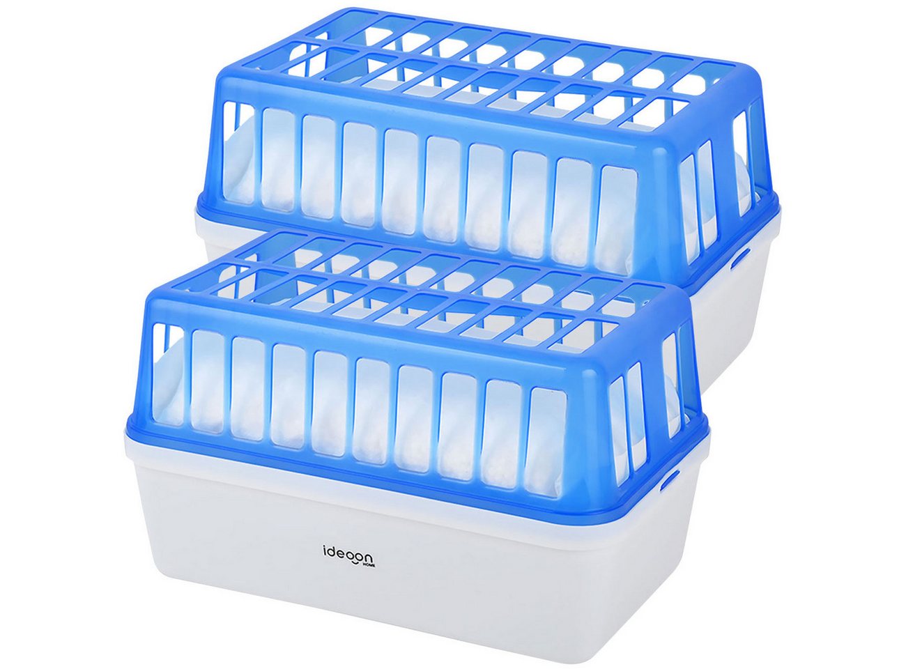 shop'n smile ideoon Granulat-Luftentfeuchter Raumentfeuchter stromlos bis 50 m², 1,2 kg Granulat, 2,5 l Behälter, Entfeuchtet bis 50 m², wirksam bis zu 3 Monate, wiederbefüllbar Bild 5