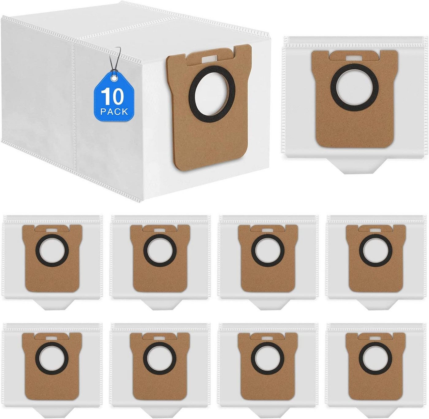 FELIXLEO Staubsaugerbeutel Staubbeutel für Xiaomi X10+/ Dreame L10 Ultra Saugroboter, 10 St. Bild 3