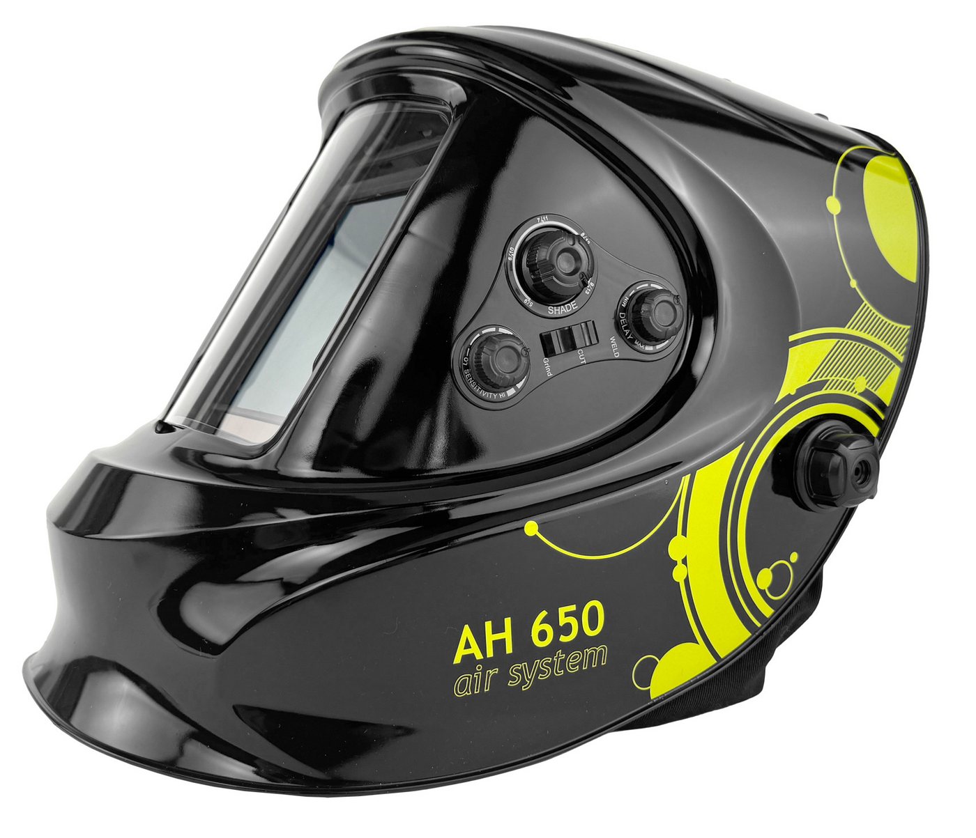 WELDINGER Schweißhelm AH 650 air system mit Anschluss für Frischluftsystem