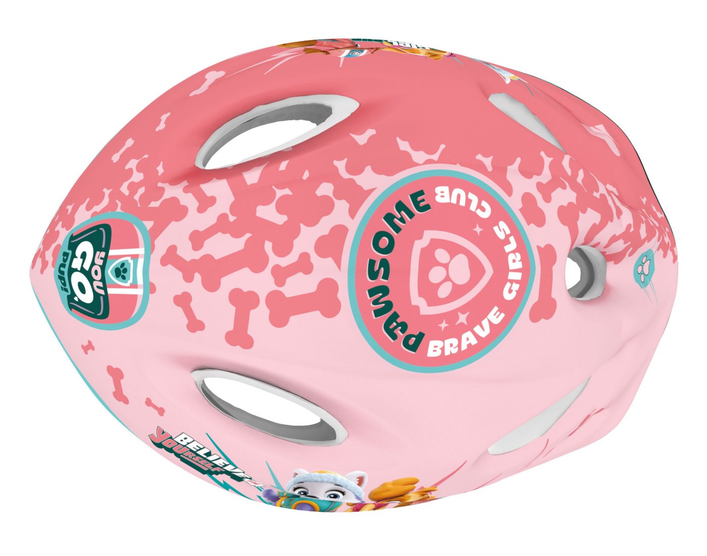 PAW PATROL Fahrradhelm Kinder Fahrradhelm Paw Patrol rosa 52-56 cm Belüftung leicht sicher Bild 3