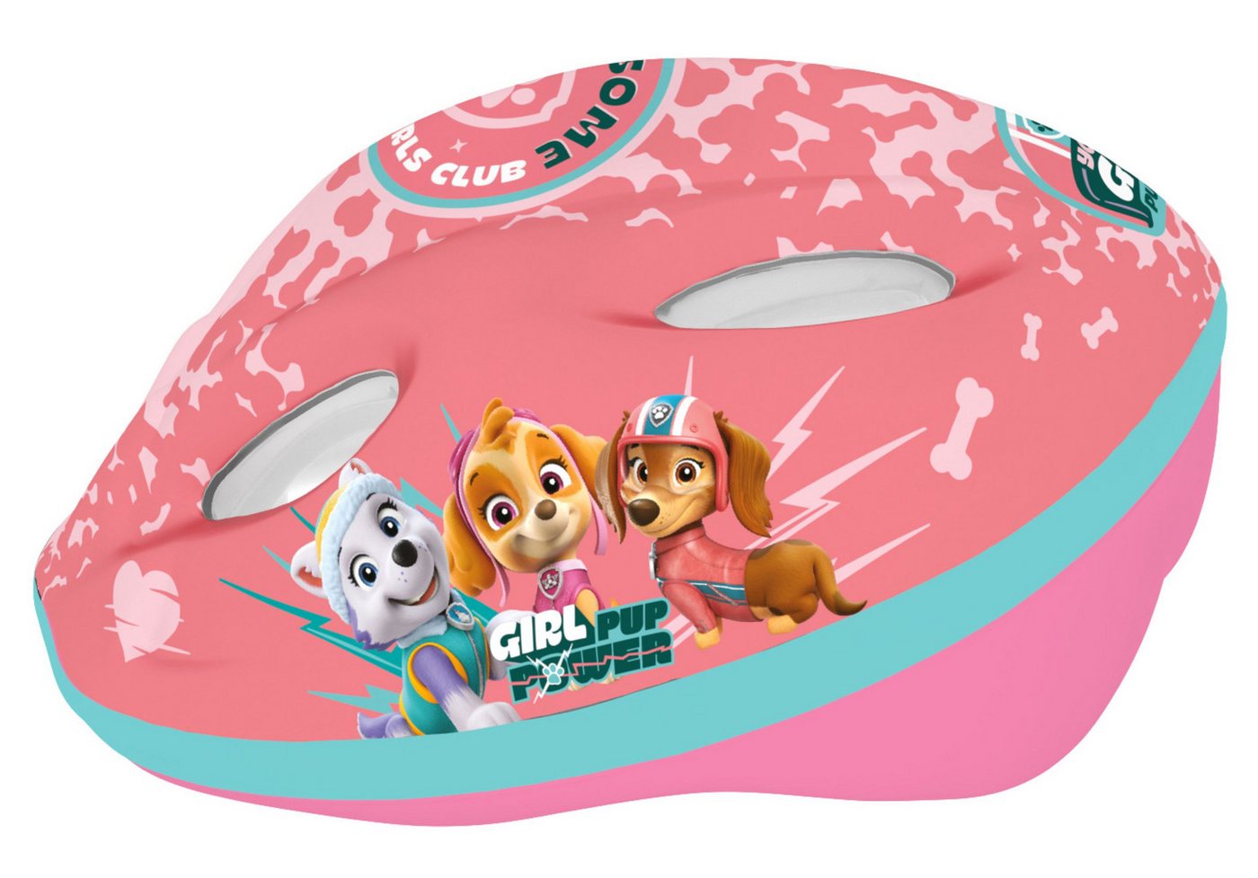 PAW PATROL Fahrradhelm Kinder Fahrradhelm Paw Patrol rosa 52-56 cm Belüftung leicht sicher Bild 4
