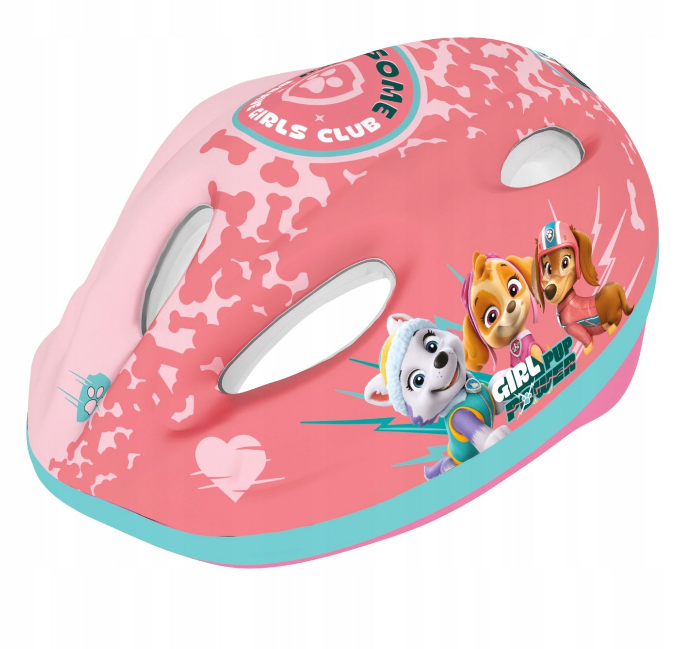 PAW PATROL Fahrradhelm Kinder Fahrradhelm Paw Patrol rosa 52-56 cm Belüftung leicht sicher Bild 5