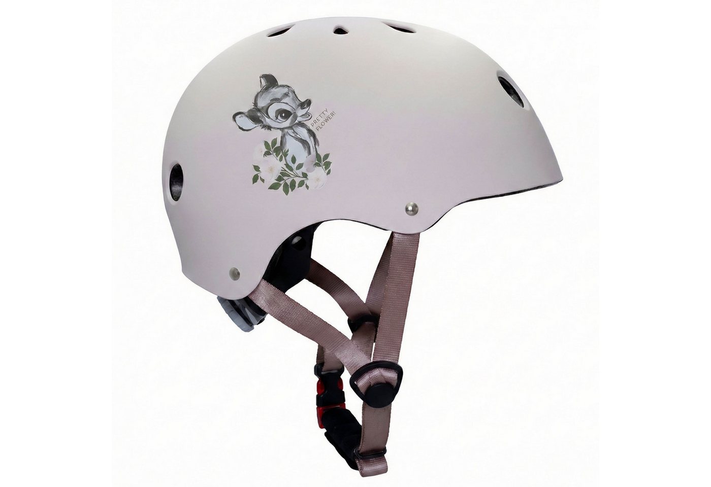 Disney Bambi Kinderfahrradhelm DISNEY Bambi Kinder Fahrradhelm, leicht & verstellbar, 52–56 cm, beige