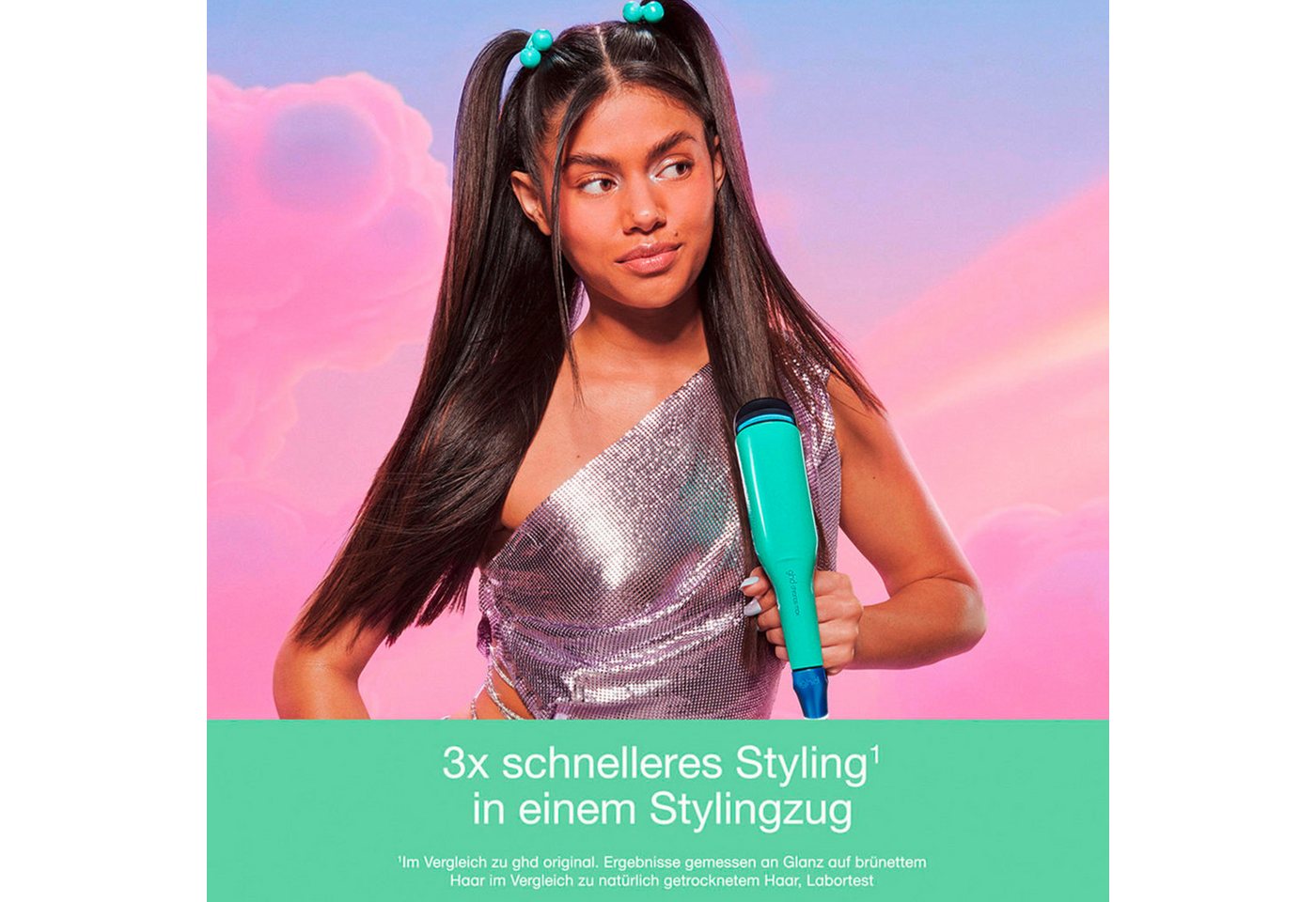 GHD Glätteisen Chronos Max Glätteisen – Wide Plate Styler in Jelly Mint Keramik Bild 2
