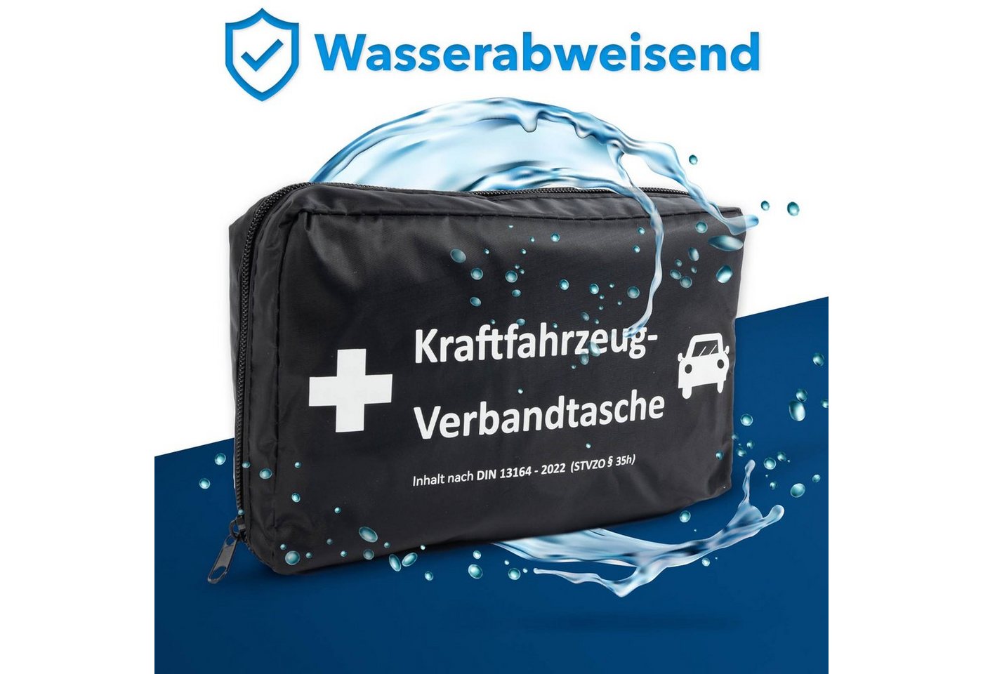 Karat KFZ-Verbandtasche DIN 13164, Europaweit gültig Bild 3