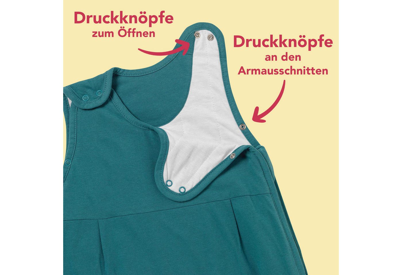 Schlummersack Kinderschlafsack Babyschlafsack, 2.5 Tog OEKO-TEX zertifiziert Bild 5
