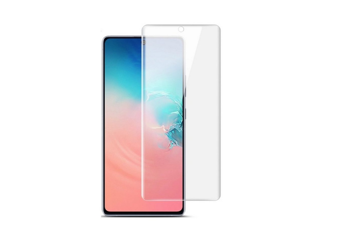 Protectorking Schutzfolie 2x Premium Displayschutzfolie für Samsung Galaxy S10 Lite Displayfolie, (2-Stück), flexible Displayschutzfolie, PREMIUM QUALITÄT 3D-KLAR Bild 4