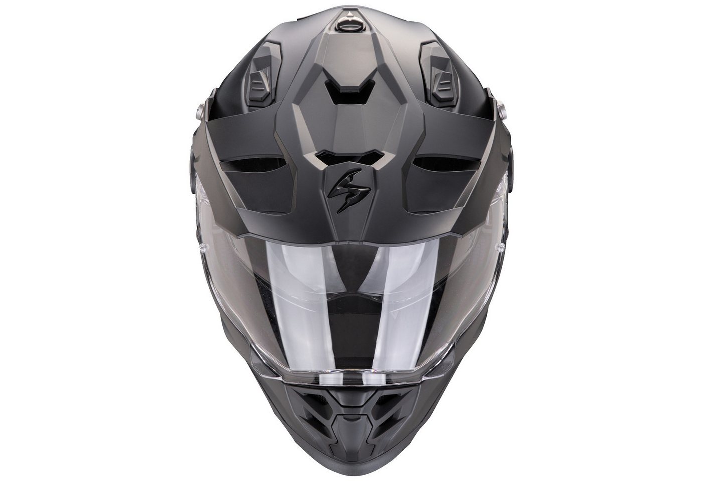 Scorpion Exo Motorradhelm Scorpion Exo-ADF-9000 AIR Solid Adventure-Helm Matt-Schwarz (1er Set), motorradhelm Bild 3