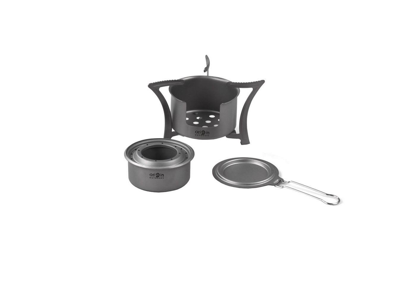 Origin Outdoors Gaskocher Origin Outdoors Titan Kocher Combo – ultraleicht & vielseitig