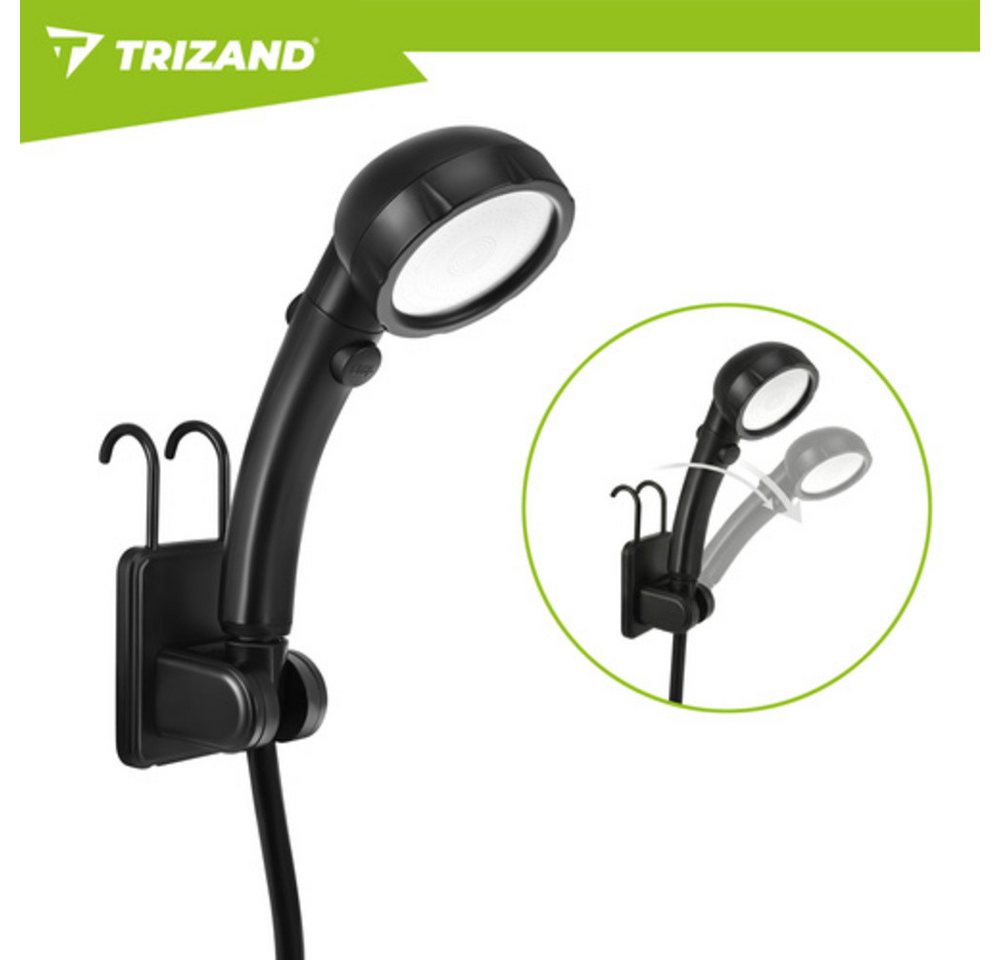 Trizand Gartendusche Campingdusche Akkubetriebene Reisedusche (Spar-Set, 1 St., 6000 mAh), USB-C Anschluss lässt sich die Dusche flexibel laden Bild 2