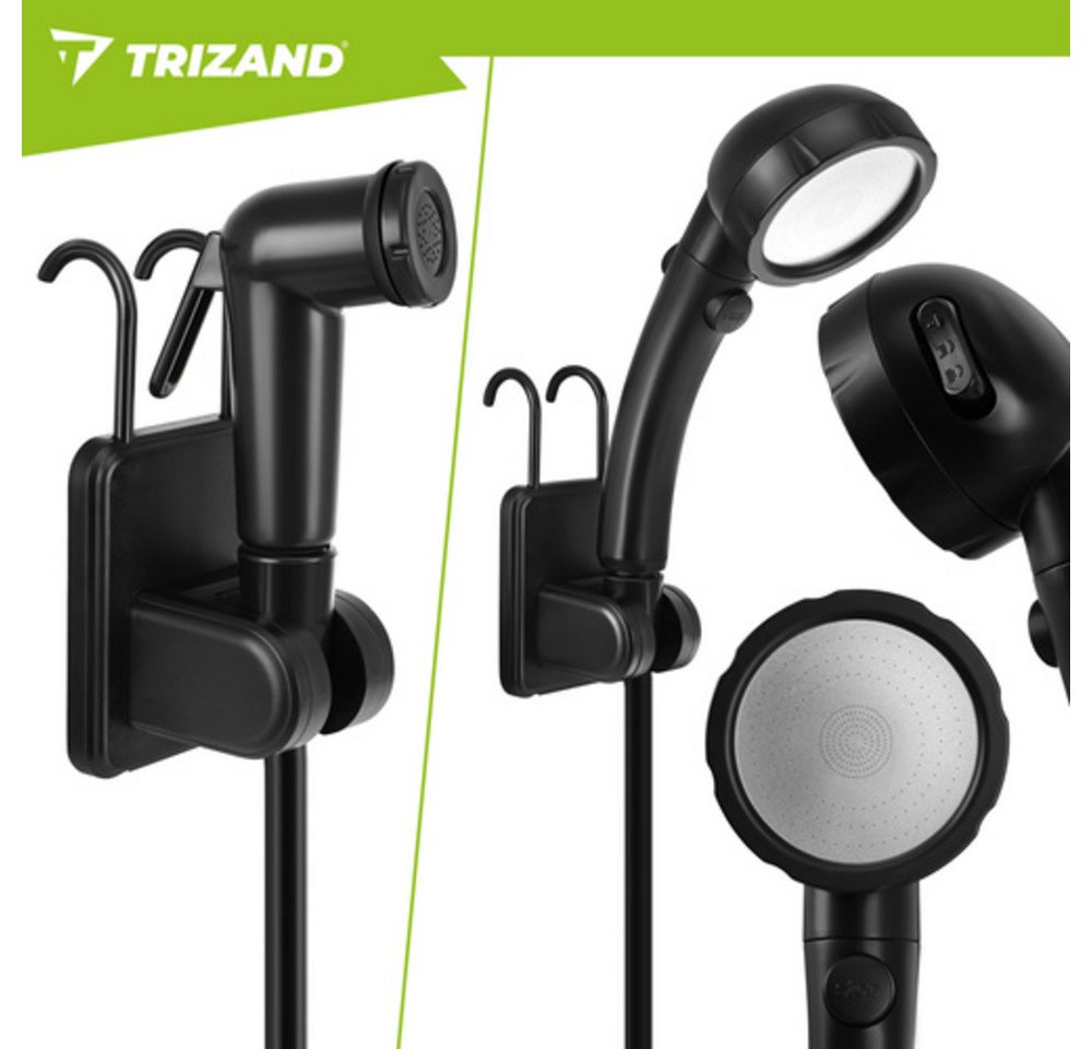 Trizand Gartendusche Campingdusche Akkubetriebene Reisedusche (Spar-Set, 1 St., 6000 mAh), USB-C Anschluss lässt sich die Dusche flexibel laden Bild 5