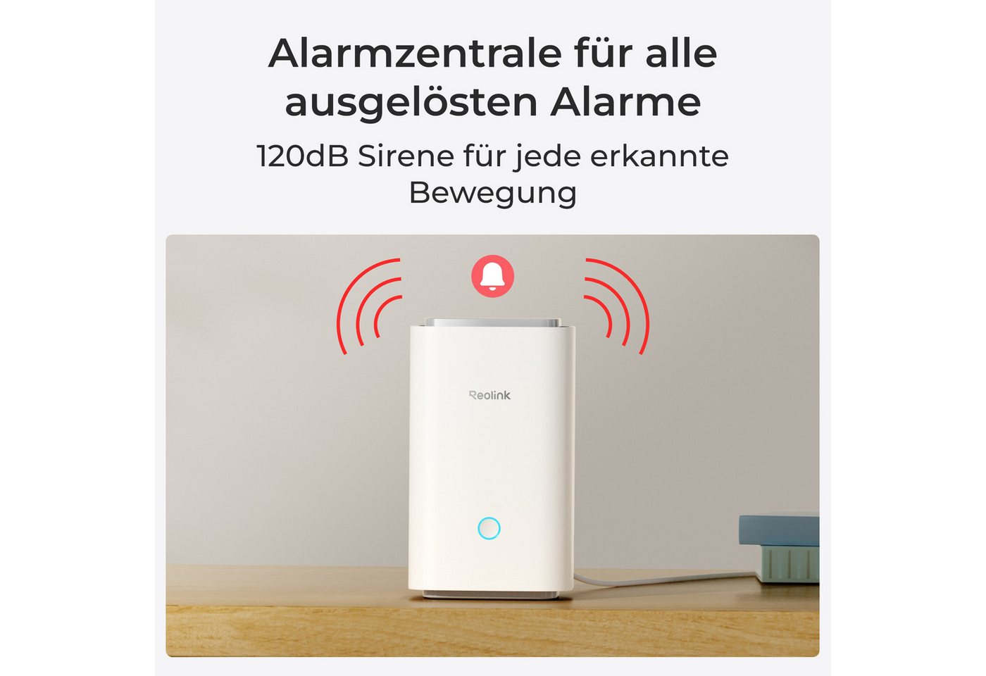 Reolink Smart Home Türklingel Akku-Türklingel Smarte 2K Dualband-WLAN Haussicherheitssystem (AuBenbereich, 1-tlg., 1:1-Seitenverhaltnis, Personen-/Fahrzeug-/Paketerkennung) Bild 4