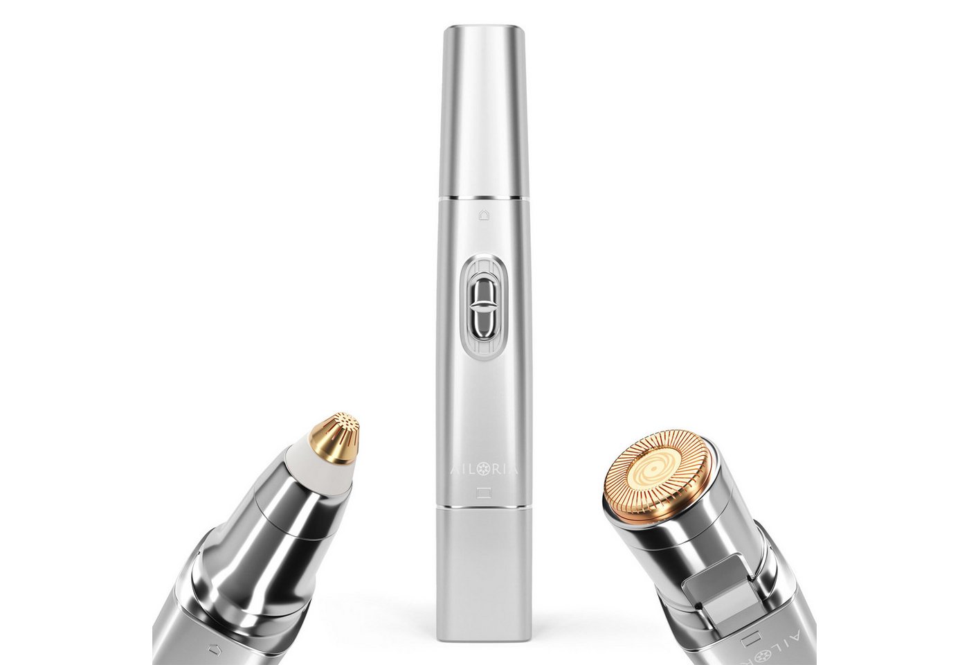 AILORIA Augenbrauentrimmer LIBERTY 2in1 Lipstick Rasierer, 2in1 Lipstick Rasierer Bild 5