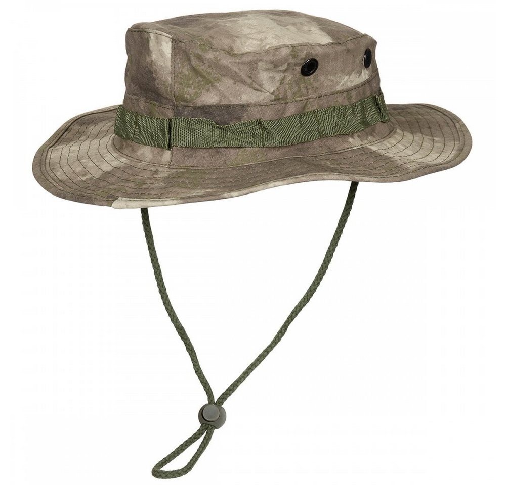 MFH Outdoorhut US GI Buschhut, mit Kinnband, GI Boonie, R/S, HDT-camo - S (Packung) umlaufende Schlaufen Bild 2
