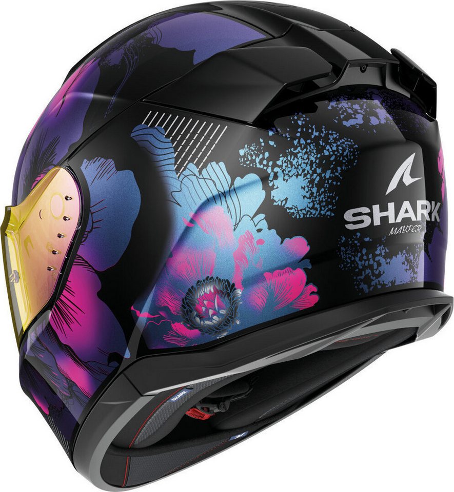 Shark Motorradhelm D-Skwal 3 Mayfer Helm, Vorbereitet Für Kommunikationssystem,geeignet Brillenträger,pinlo Bild 3