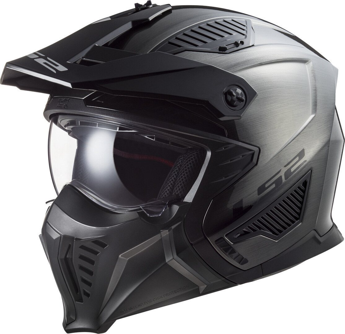 LS2 Motorradhelm OF606 Drifter Jeans Trial Helm, Atmungsaktiv