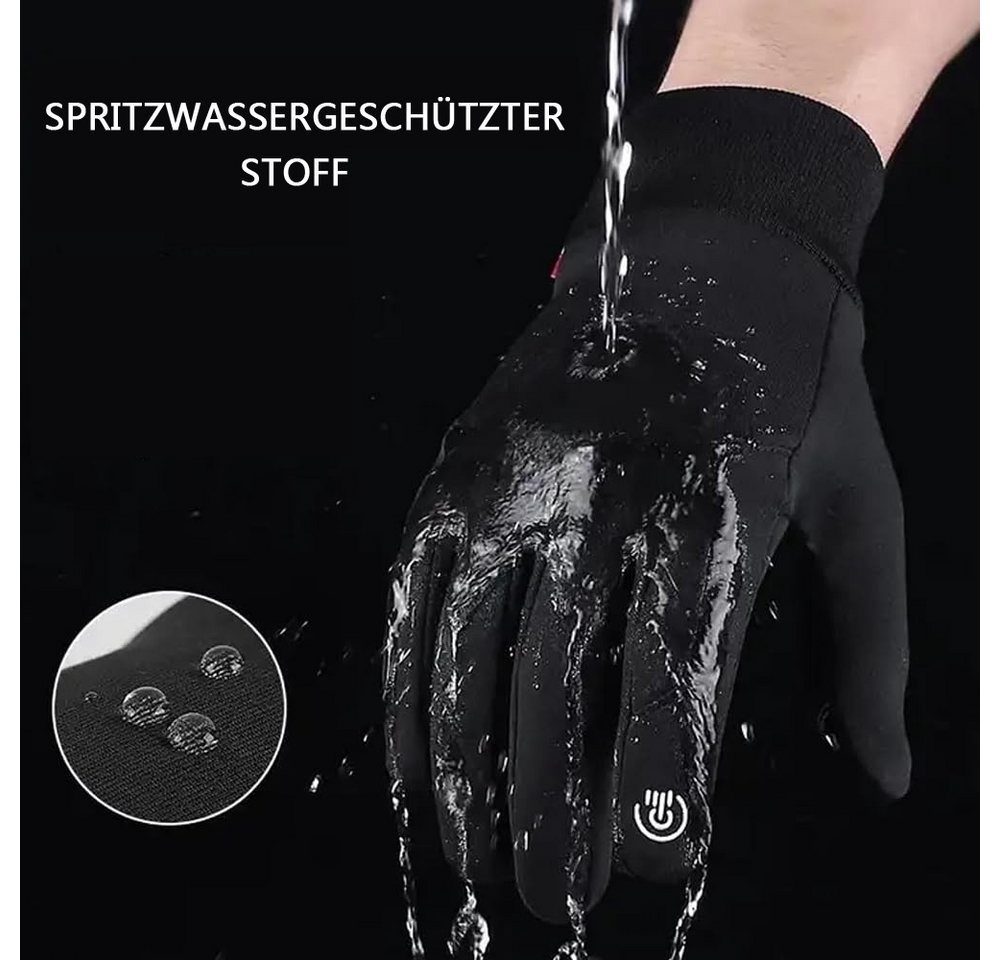 Coonoor Fahrradhandschuhe Damen Herren Wasserdicht Winterhandschuhe Touchscreen Sporthandschuhe Bild 5