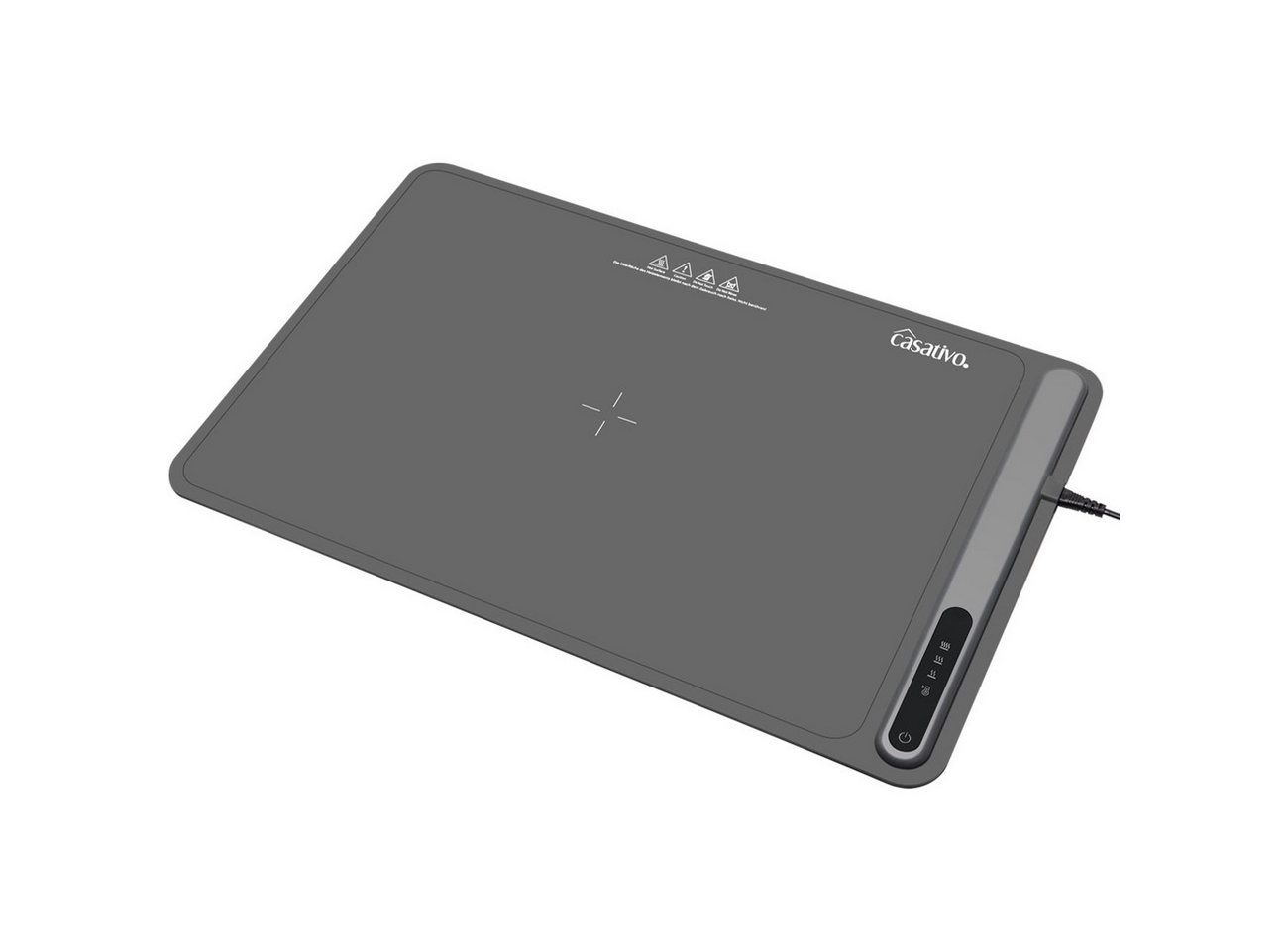 Casativo Warmhalteplatte aus Silikon Elektrischer Speisenwärmer 250W 55-100°C Rollbar 61x40cm, Rollbar, 3 Stufen (55–100 °C), IP20, Touch-Display, 1er/2er/4er Set Bild 5