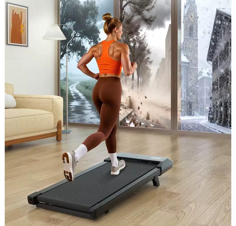 Athlix Laufband Klappbares Laufband variable Steigung, LCD-Bildschirm, App-Tracking, Stoßdämpfungs- und Anti-Rutsch-Laufband, KI-Trainingsprogramme Bild 2