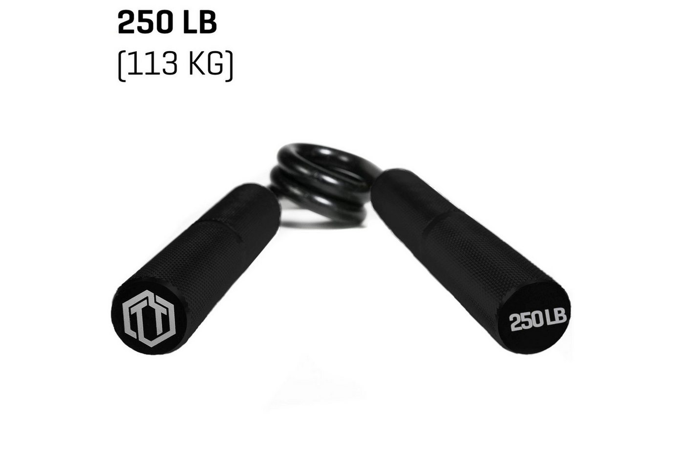 Sporttrend 24 Handmuskeltrainer Fingerhantel Komplett Set schwarz (100-350lb), Unterarm Bild 2