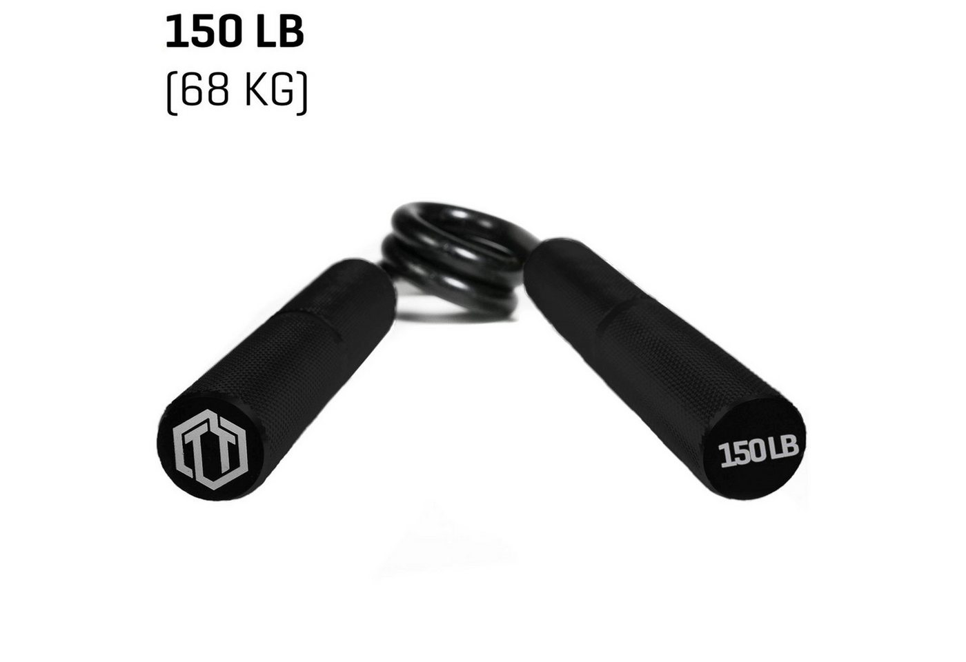 Sporttrend 24 Handmuskeltrainer Fingerhantel Komplett Set schwarz (100-350lb), Unterarm Bild 4