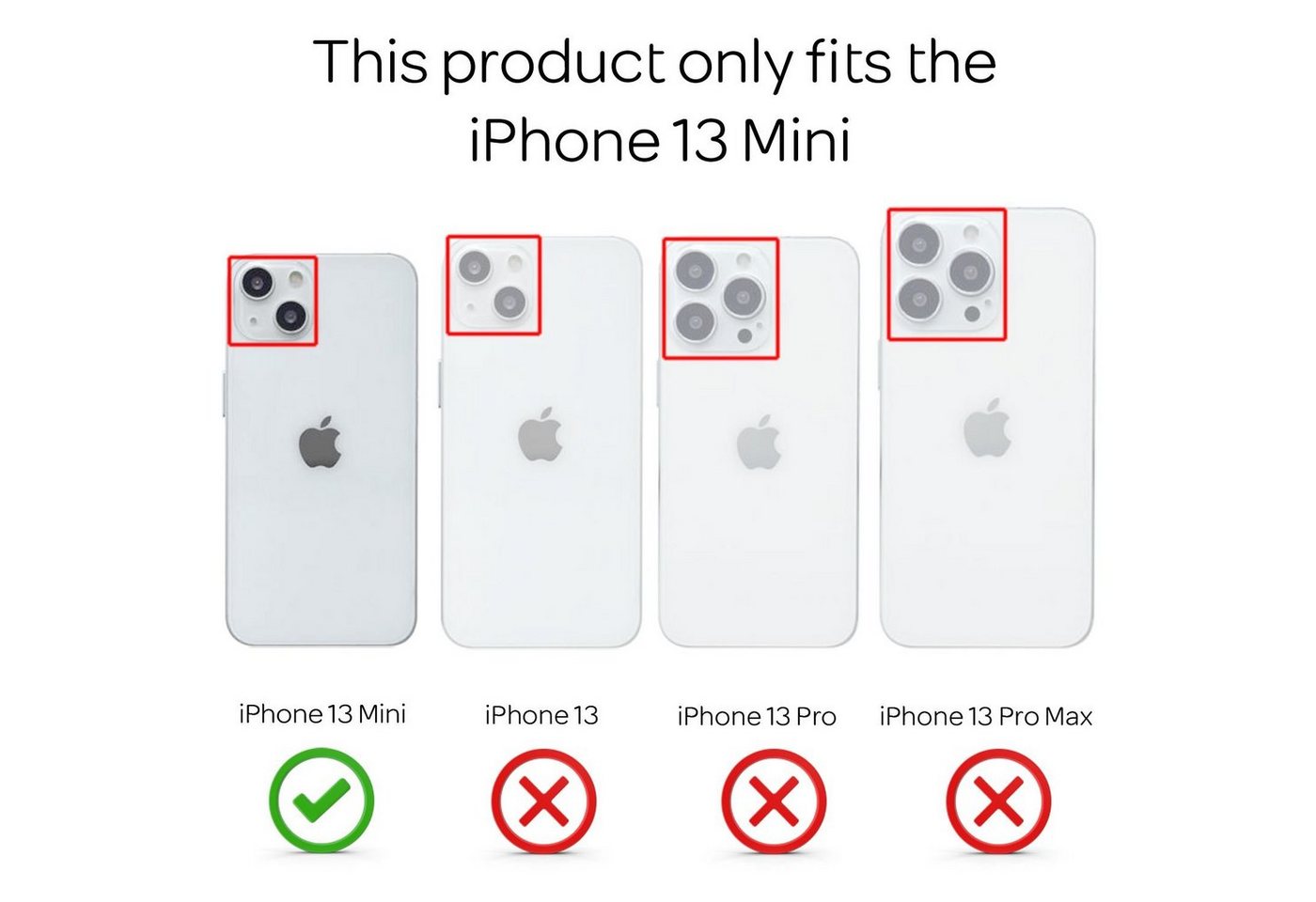 Nalia Schutzfolie Apple iPhone 13 Mini, 4x Schutzglas & 1x Schablone / Hoher Displayschutz / Panzerglas Klar Bild 3