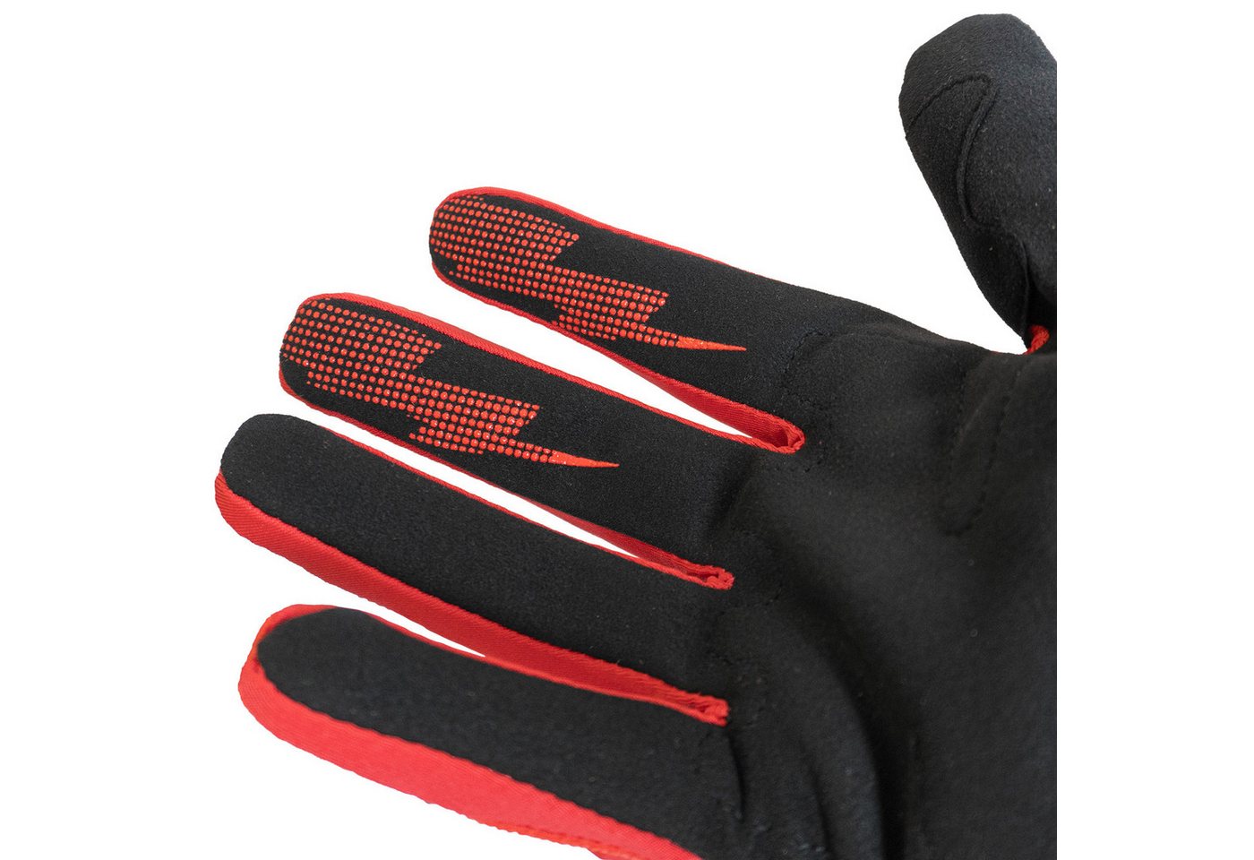Weber GmbH Motorradhandschuhe Weber #Werkeholics Handschuhe rot / weiß mit hervorragendem Grip, Fingerknöchelprotektoren Bild 4
