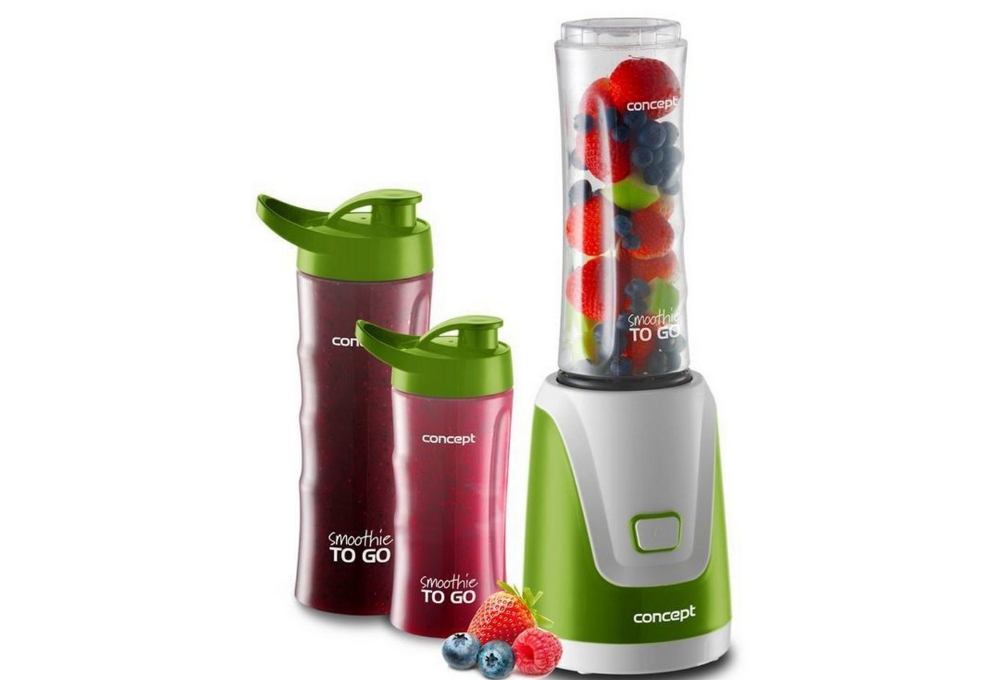 Concept Smoothie-Maker SM3365, 300,00 W, Smoothie-Maker 2x600 ml und 1x400 ml Bild 4