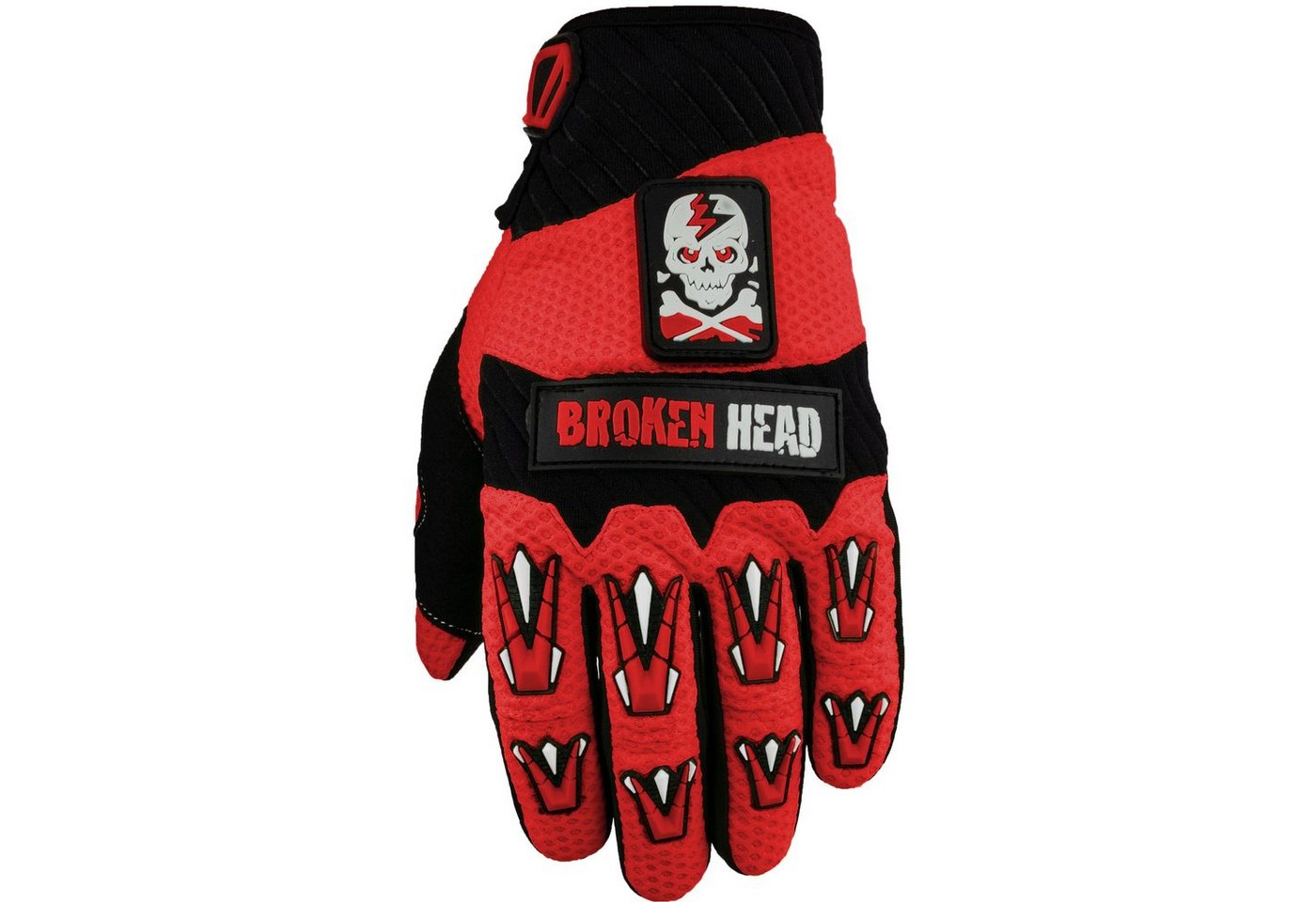 Motorradhandschuhe Faustschlag rot Weiteneinstellung Bild 3