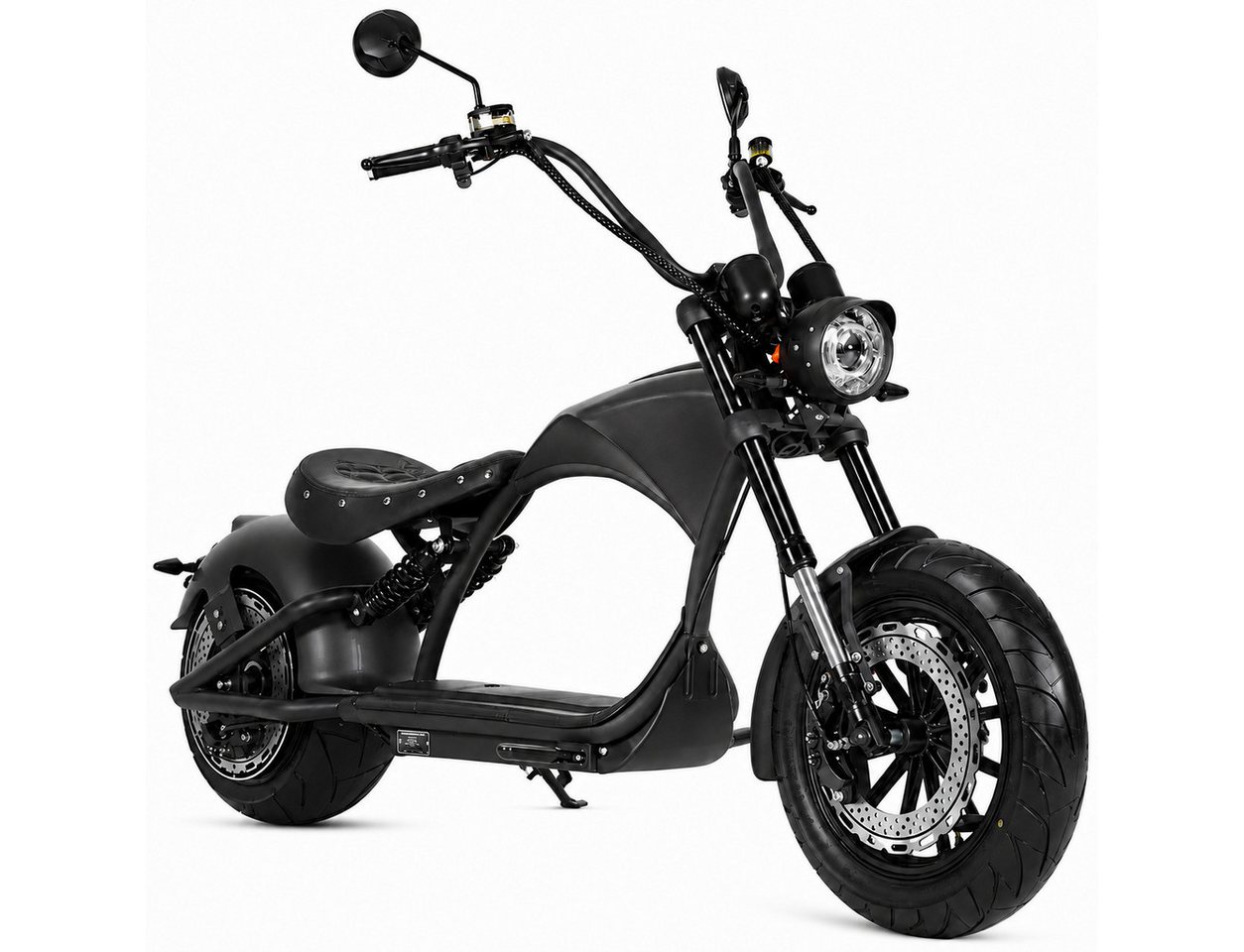 TZIpower E-Motorroller E-Chopper mit Straßenzulassung 2000W 60V 30AH 45km/h COC EEC, 2000 W, 45 km/h