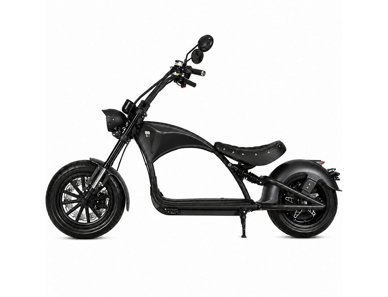 TZIpower E-Motorroller E-Chopper mit Straßenzulassung 2000W 60V 30AH 45km/h COC EEC, 2000 W, 45 km/h Bild 4