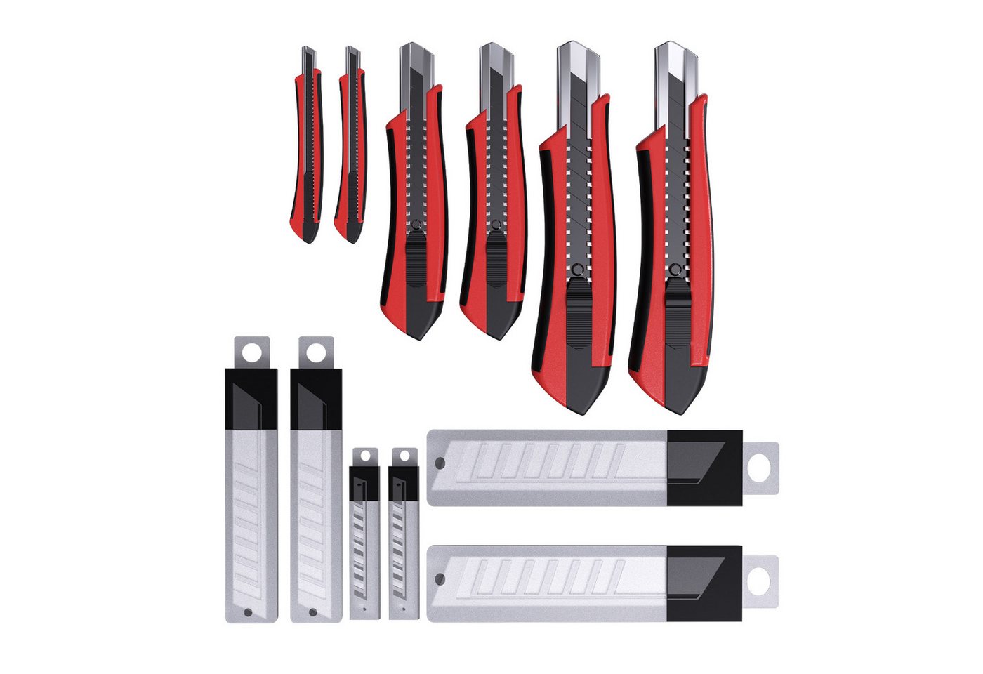 CCLIFE Universalmesser CCLIFE Profi Universalmesser & Klapp-Cuttermesser Set, (66 St) Bild 4