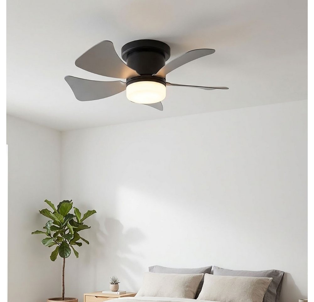 GLOBO LIGHTING Deckenventilator, Deckenventilator Deckenlampe Fernbedienung grau Timer CCT LED Bild 5
