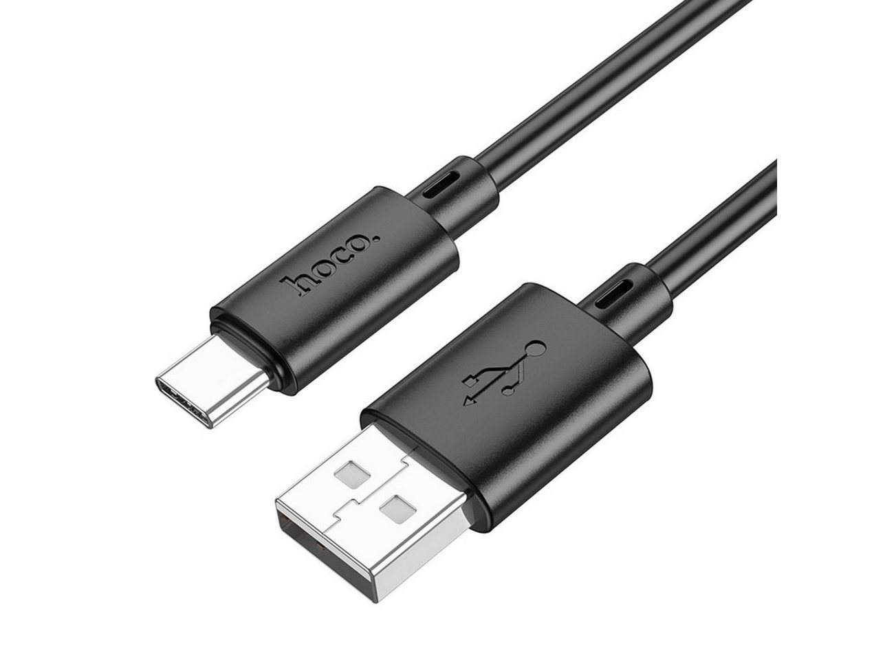 hoco. X88 USB-Kabel, USB-A Stecker, USB-C Buchse, Langlebiges 3A Schnellladekabel mit PVC-Beschichtung Bild 3