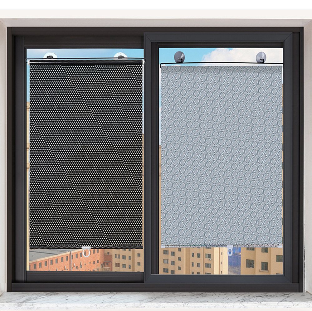 Agger Autosonnenschutz Auto-Sonnenrollo,Flexibler Sonnenschutz,für Auto, Zuhause, Küche, Flexibler seitlicher Sichtschutz für Balkon und Terrasse,Einziehbar Bild 5