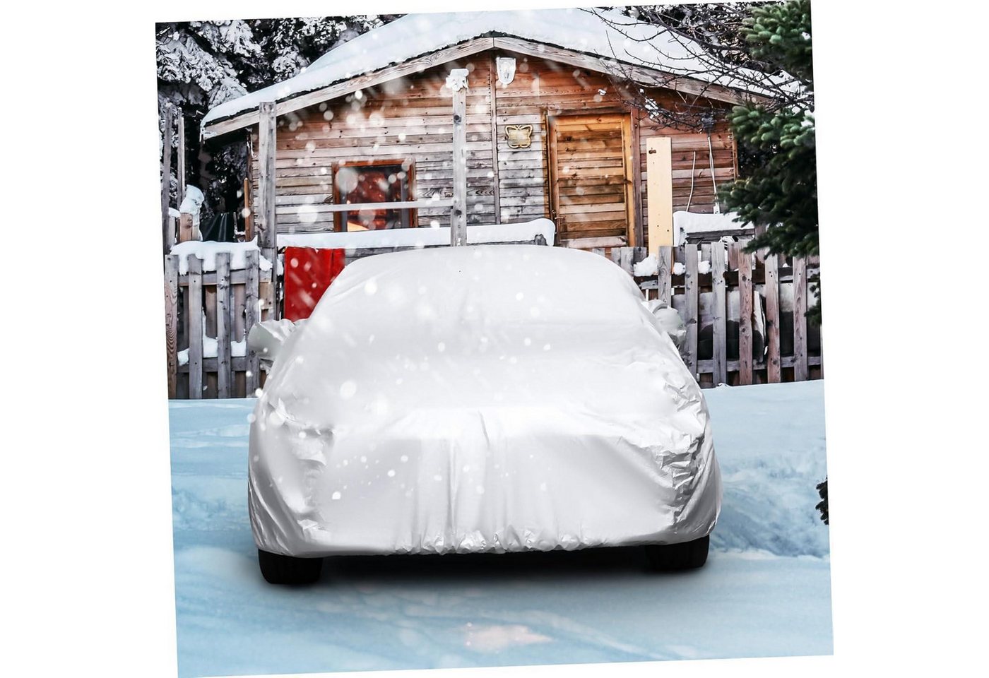 LuxusKollektion Autoplane Autoabdeckung XL Halbgarage Schnee Wind UV Schutz