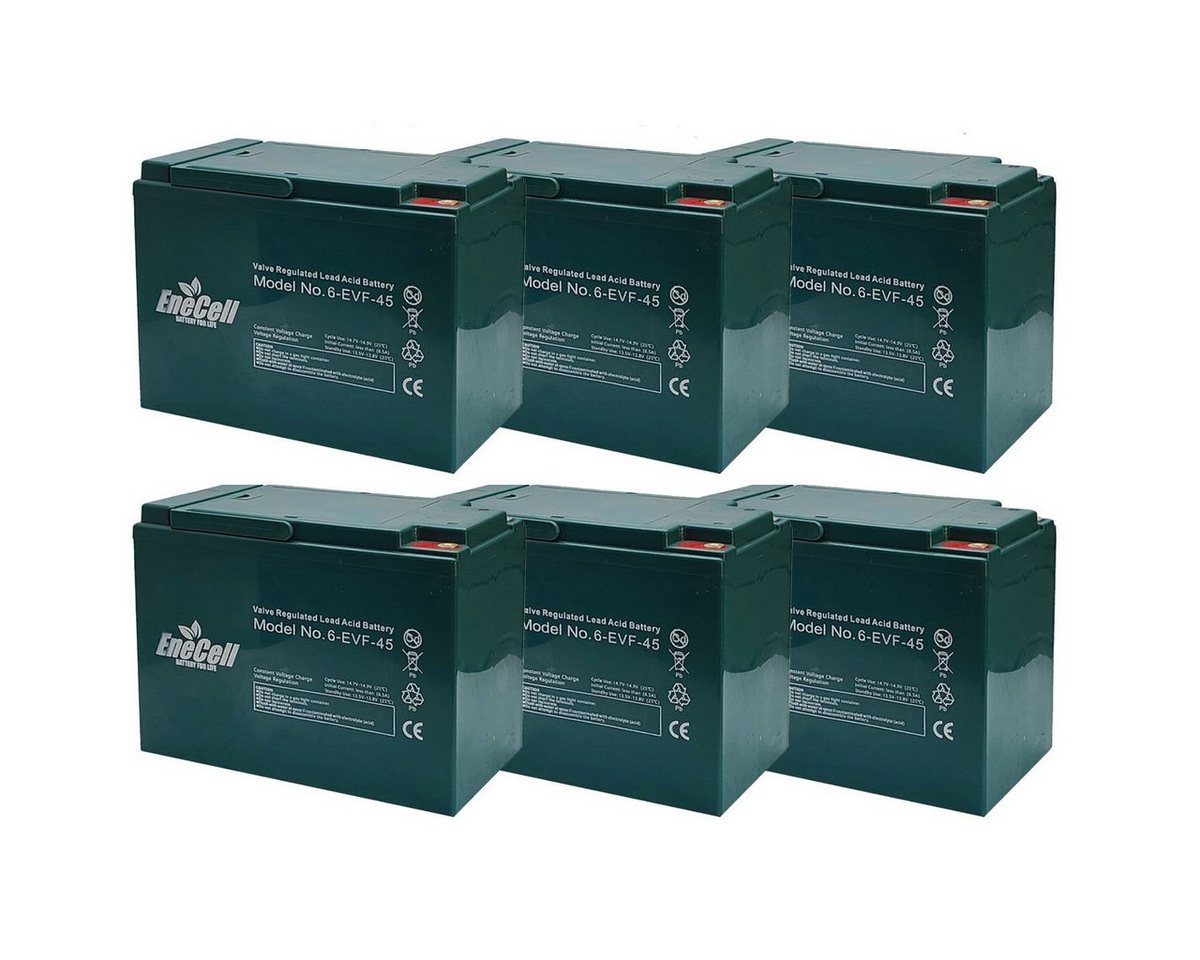 ENECELL Akku - 72V 45AH für Stormborn econelo ecabino Akkupacks Blockbatterie 45000 mAh (72 V), wartungsfrei, Erweiterungsakku, Ersatzakku, Zusatzakku