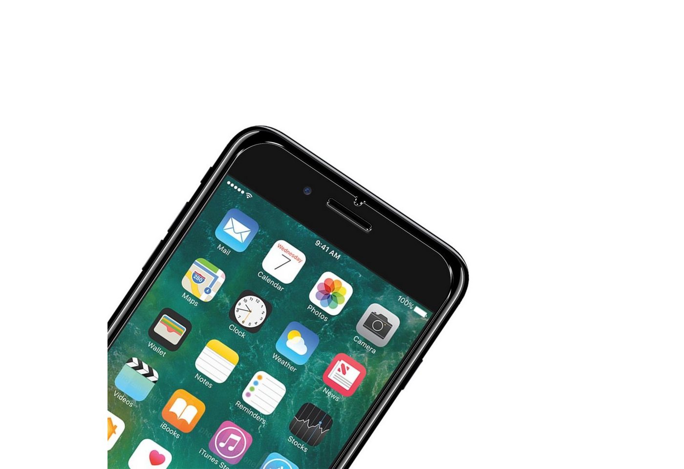 CoolGadget Schutzfolie Panzerfolie für Apple iPhone 7 Plus / 8 Plus, (9H Härtegrad, 2x Schutzglas, 1xReinigungset), Displayfolie Panzer Schutzfolie 2 Stück für iPhone 8 Plus Glas Folie Bild 3