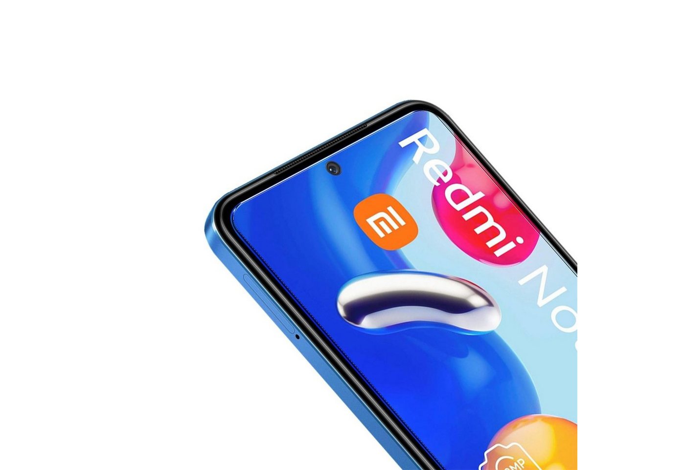 CoolGadget Schutzfolie Panzerfolie für Xiaomi Redmi Note 11S, (Spar-Set 4in1, 2x Displayschutz, 2x Kameraschutz), Panzerglas Schutzfolie für Redmi Note 11S Folie Bild 2