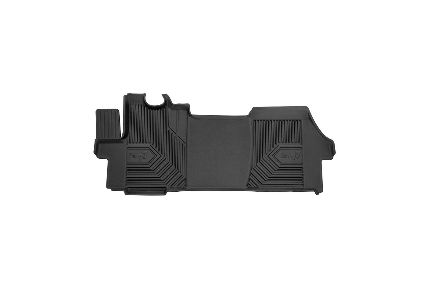 OMAC Auto-Fußmatten Gummimatten für Peugeot Boxer II 2006-2025 1.Reihe TPE Schwarz 1 tlg Bild 2