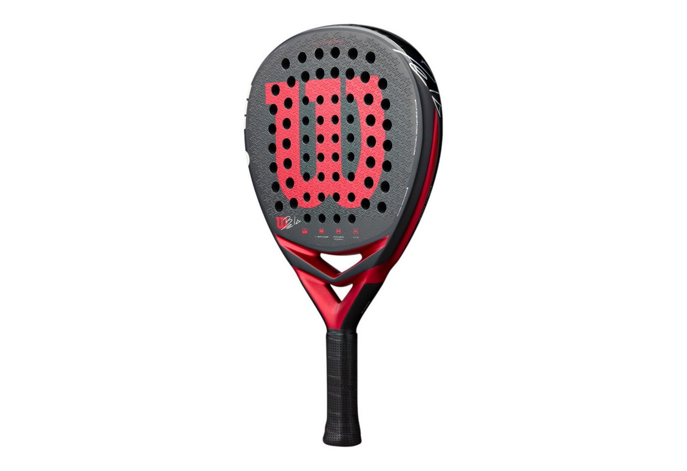 Wilson Padelschläger Bela V3 365g/Hybrid schwarz/rot