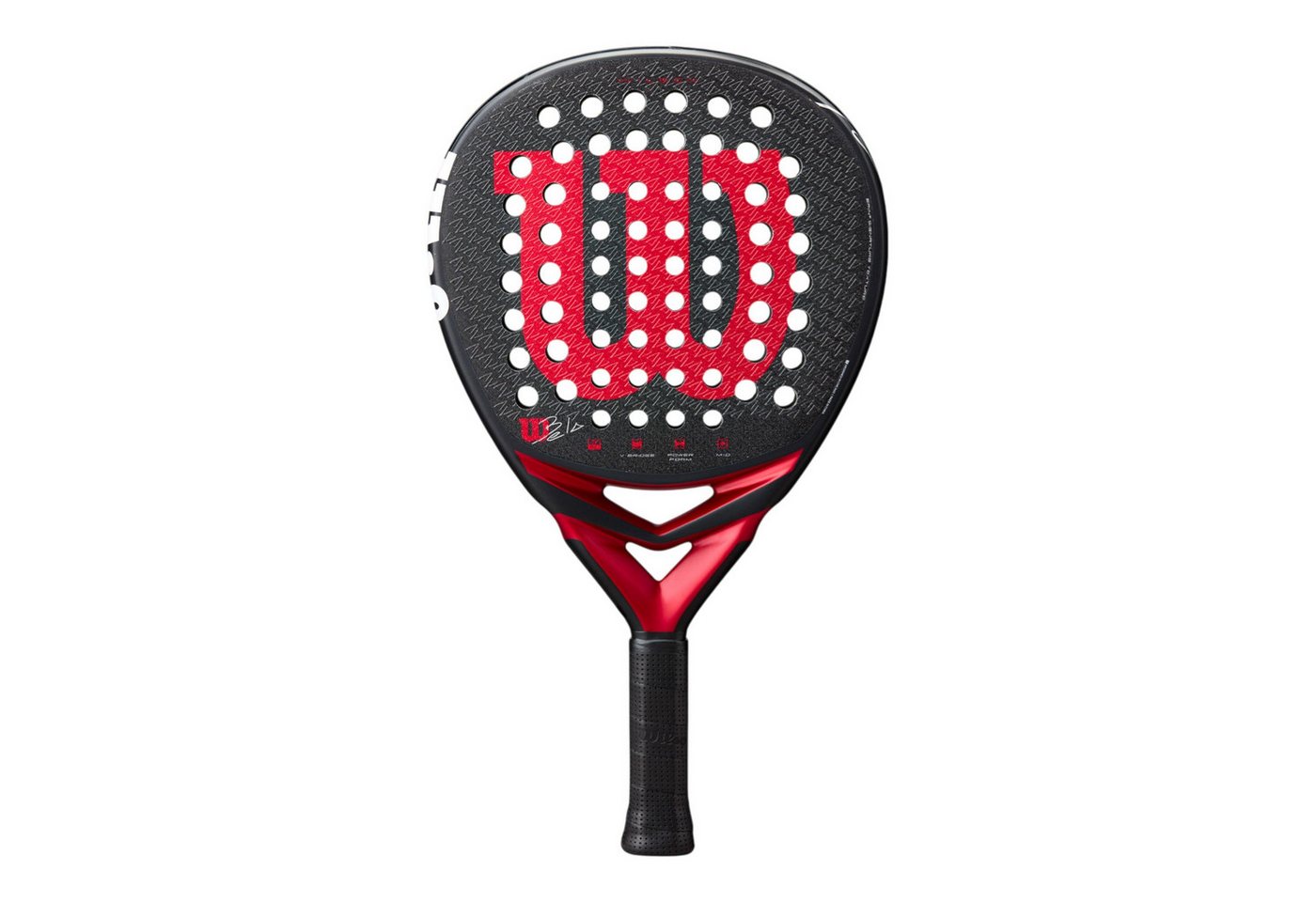 Wilson Padelschläger Bela V3 365g/Hybrid schwarz/rot Bild 4